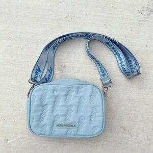 Aeropostale Light Blue Crossbody Bag